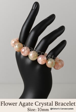 Flower Agate Bracelet – AAA Quality Mind Body & Soul Series Gemstone Bracelet - Balance, Inspiration and Personal Growth