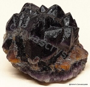 Natural Black Amethyst Raw Cluster (136g) – ethically sourced collectible Gemstone