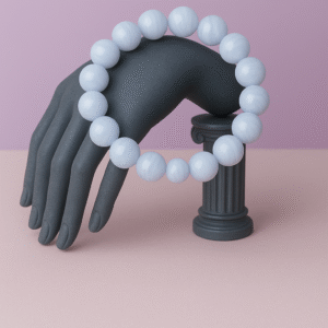 Blue Lace Agate Bracelet -Calm & Clarity Series