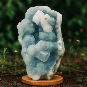 Celestite (Celestine) with Calcite formation, 318 gms, Natural Mind, Body, Soul Collection