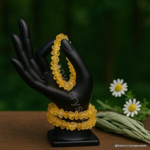 Natural Citrine Chip Bracelet – Joy • Success • Abundance, Mind-Body-Soul Bracelet