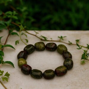 Dragon Blood Tumbles Bracelet, Mind-Body-Soul collection