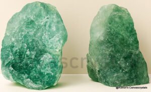 Green Fluorite (Natural Raw, 100g - SET OF 2), Natural Mind, Body, Soul Collection