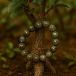 Natural Labradorite 10mm Bead Intuition Bracelet – Premium Grade, Mind, body and soul series