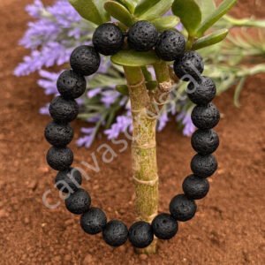 Natural Lava 8 mm Diffuser Bracelet – Strength • Grounding • Protection, Mind, Body, Soul bracelet for daily wear