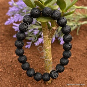 Natural Lava 8 mm Diffuser Bracelet – Strength • Grounding • Protection, Mind, Body, Soul bracelet for daily wear