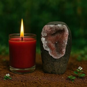 Pink Chalcedony Geode – 189 g, Natural Mind, Body, Soul Collection