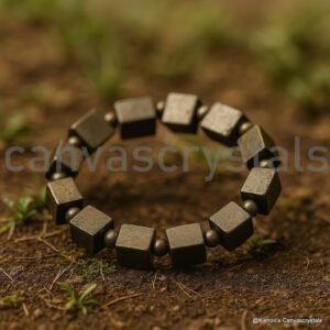 Natural Pyrite Bracelet from Peru – Confidence, Abundance & Protection, Mind Body Soul Collection