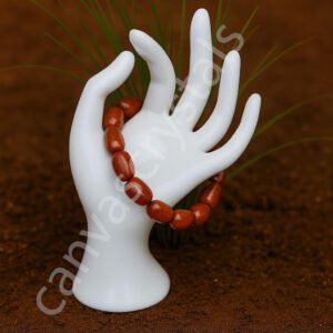 Red Jasper Bracelet – Tumbled big (Grounding & Strength), Mind, Body and Soul Series