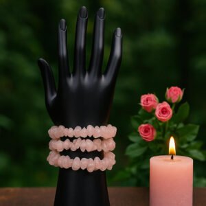 Rose Quartz Chip Bracelet – Love • Compassion • Emotional Balance