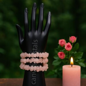 Rose Quartz Chip Bracelet – Love • Compassion • Emotional Balance