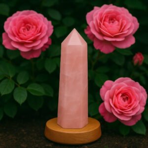 Rose Quartz Tower – 11.5 cm (Premium Natural Collectible)