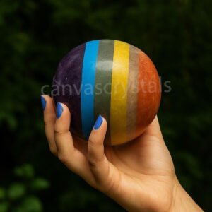 Rainbow Gemstone Sphere or Multi-Stone Collectible Sphere