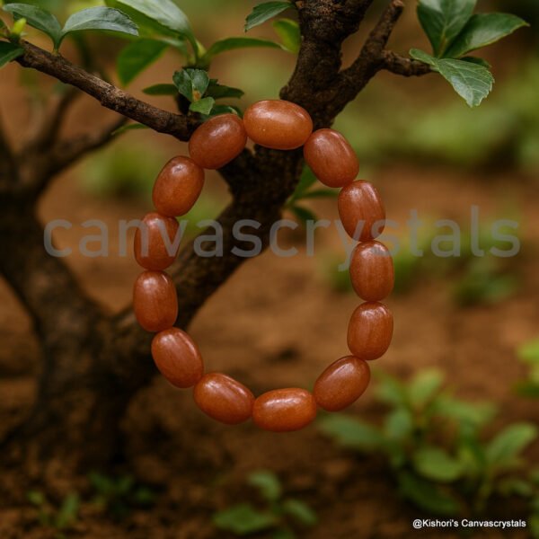 Strawberry Quartz Tumbled Bracelet series– Love, Vitality & Inner Joy for Mind, Body and Soul