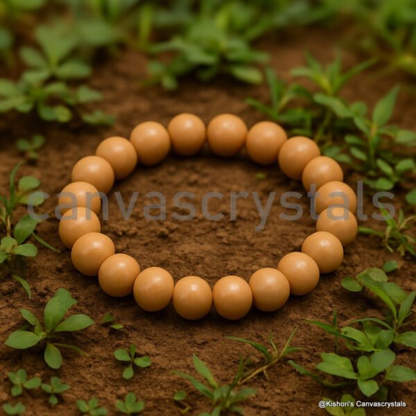 Sunstone 10mm Beads' Joy & confidence Bracelet, Mind-Body-Soul Bracelet - Image 2