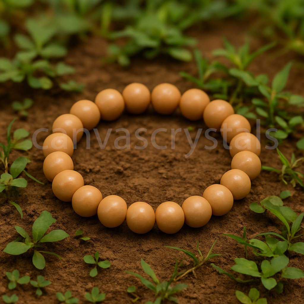 Sunstone 10mm Beads' Joy & confidence Bracelet, Mind-Body-Soul Bracelet - Image 2