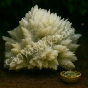 White Scolecite & Green Apophyllite (cubic formations-backside) Natural Raw Natural Mind, Body, Soul Collection , 560gms