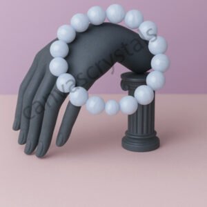 Blue Lace Agate Bracelet -Calm & Clarity Series