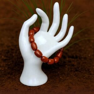 Red Jasper Bracelet – Tumbled big (Grounding & Strength), Mind, Body and Soul Series
