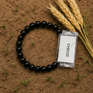 Black Tourmaline 8mm Natural Gemstone Bracelet – Certified | CanvasGemstone