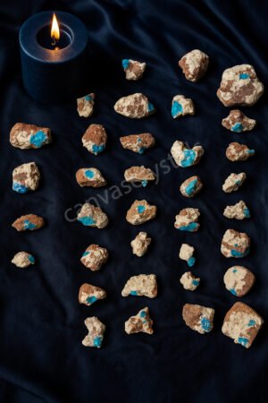 Blue Cavansite – Natural Mind, Body, Soul Collection Approx 730 gms, 35 pieces, 1-2 inches each
