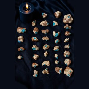 Blue Cavansite – Natural Mind, Body, Soul Collection Approx 730 gms, 35 pieces, 1-2 inches each