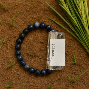 Sodalite Gemstone Bracelet – Natural, Certified, 8 mm