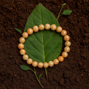 Sunstone Gemstone Bracelet – Natural, Certified, 8 mm Round Beads